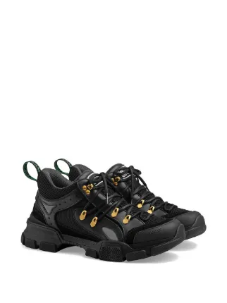 gucci shoes flashtrek black