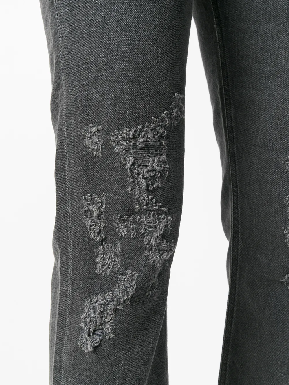Diesel cropped slim fit jeans Zwart