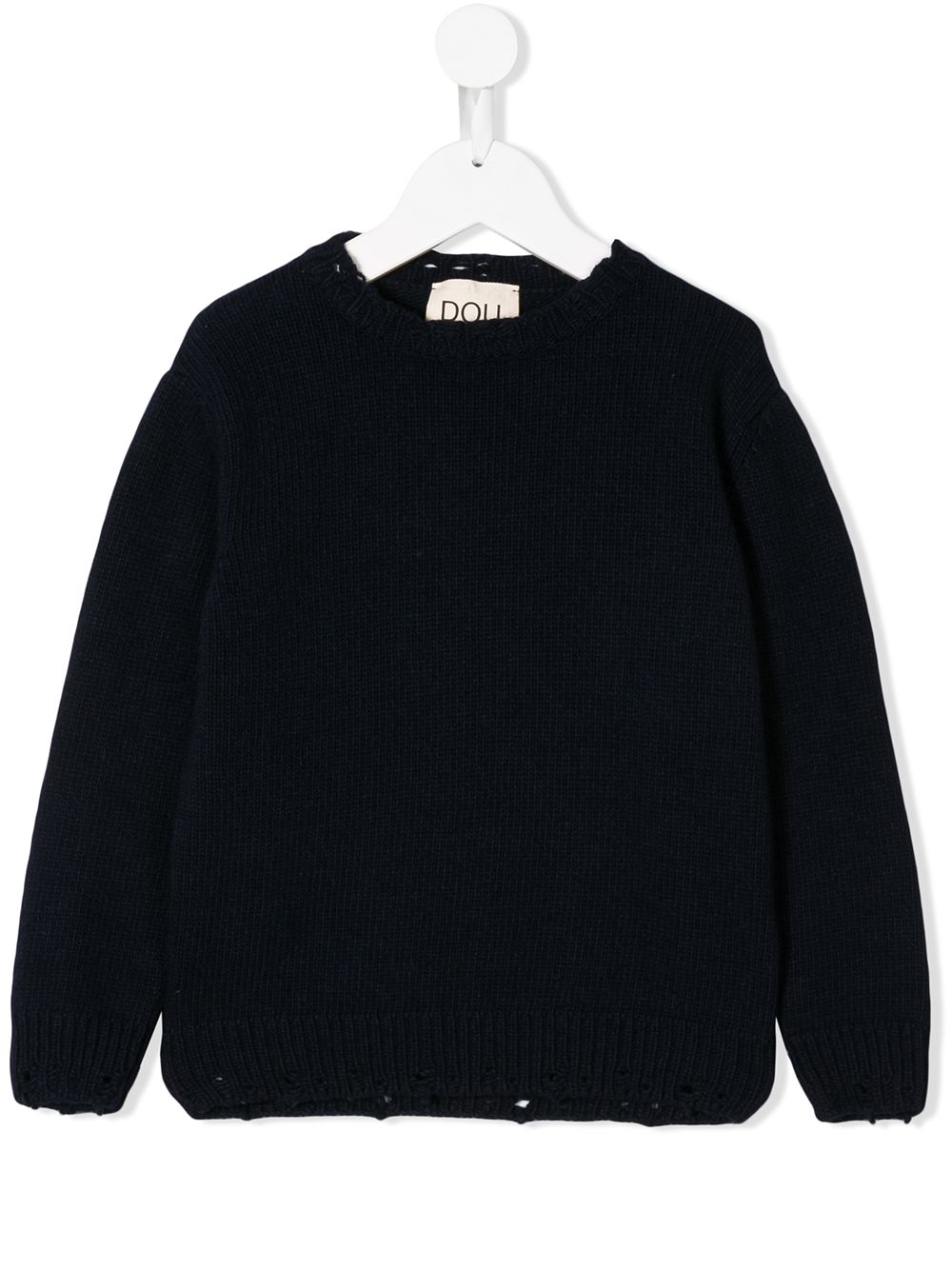 фото Douuod Kids ripped knitted jumper