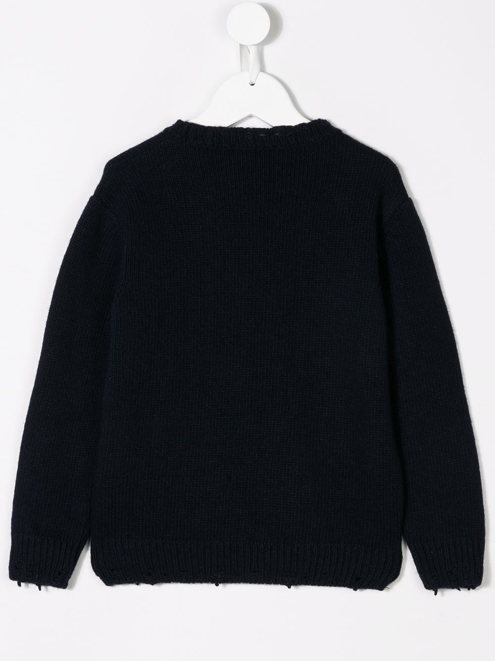 фото Douuod Kids ripped knitted jumper