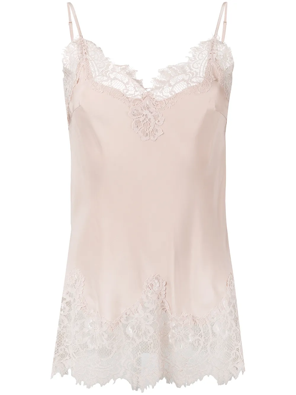 Gold Hawk cami met kanten boord Roze