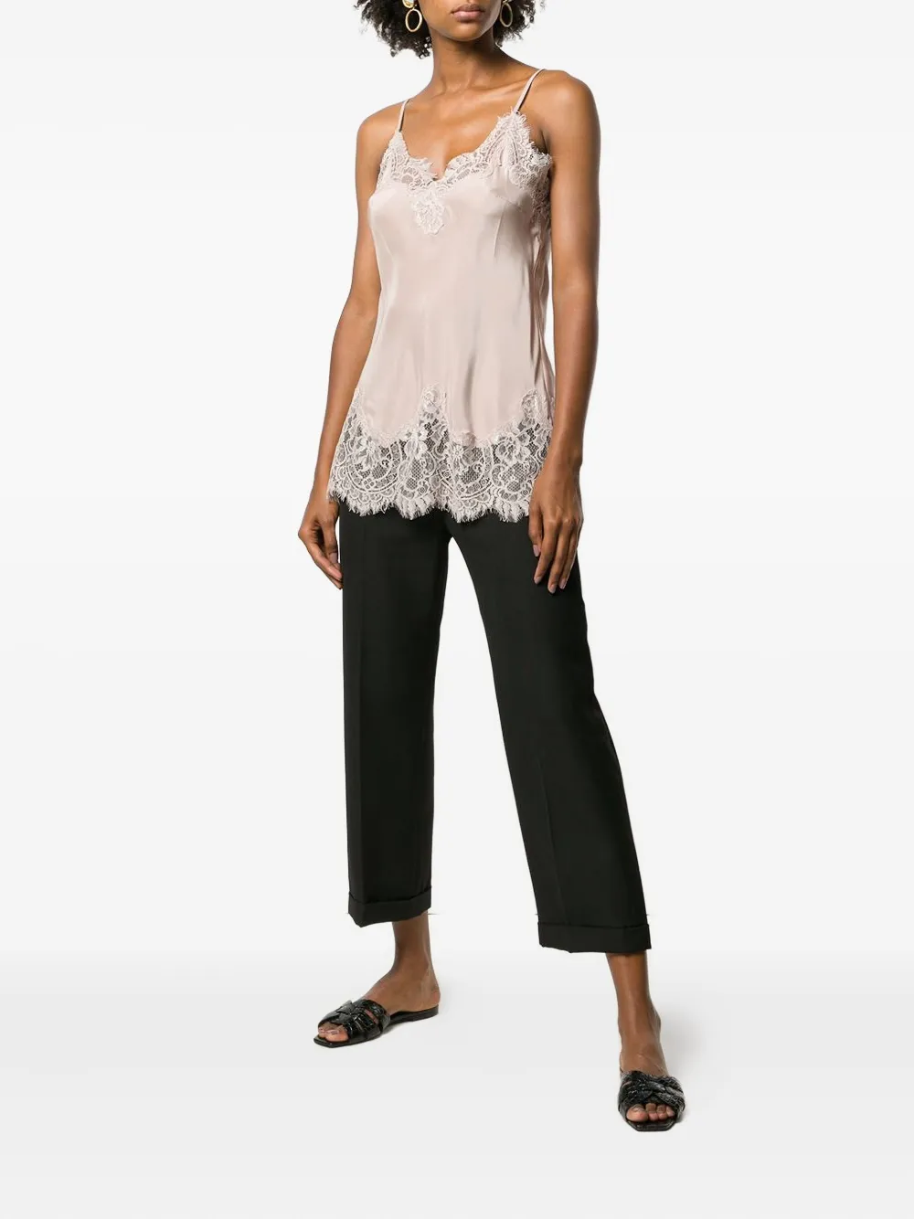  Gold Hawk Camisole Top Mit Spitze   Rosa 