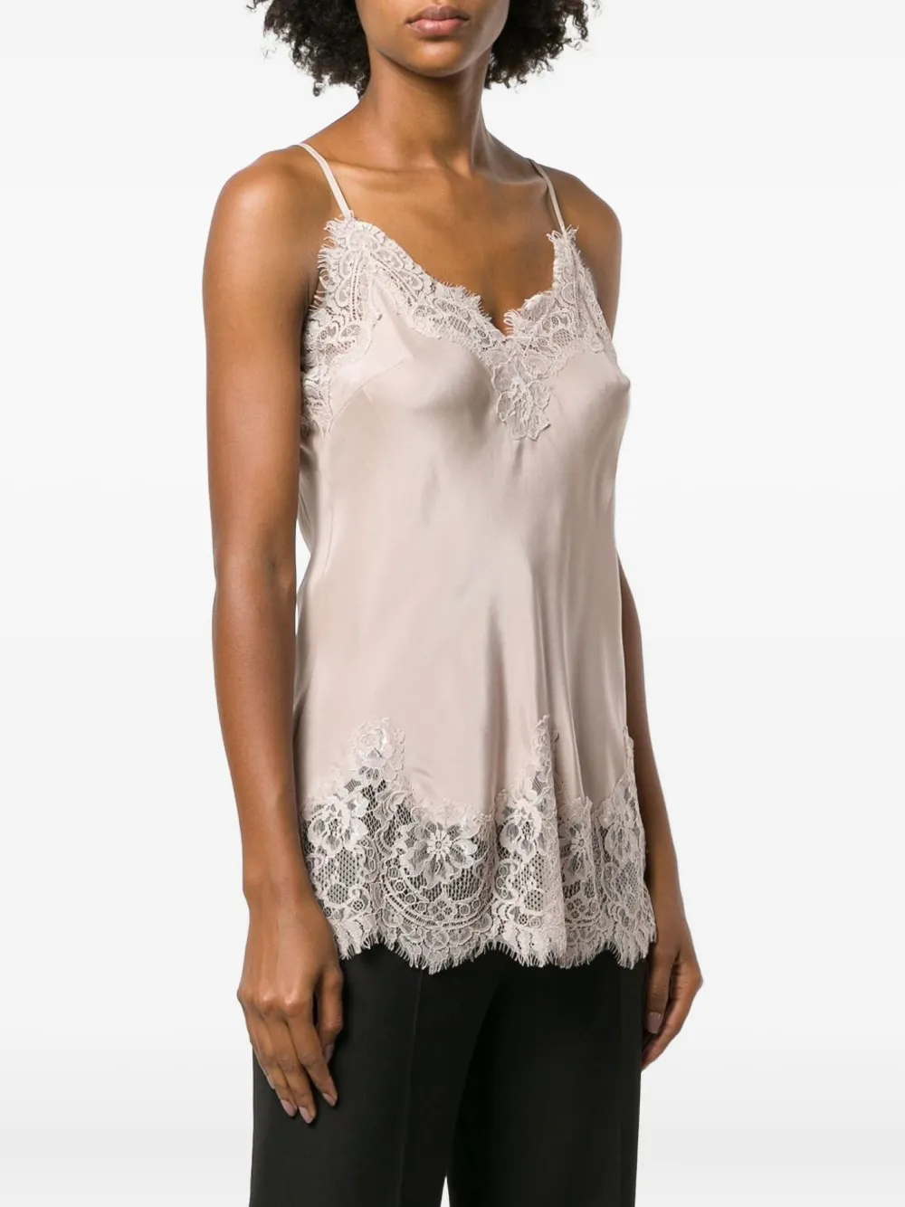  Gold Hawk Camisole Top Mit Spitze   Rosa 