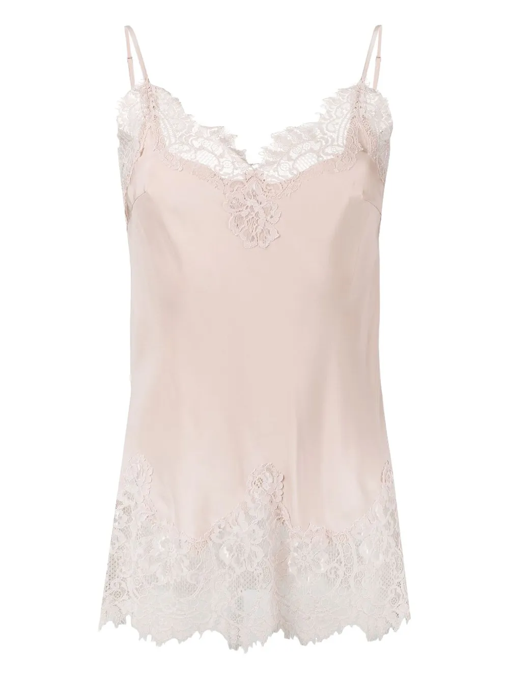 Gold Hawk lace trim cami - ピンク Gold Hawk lace trim cami - ピンク