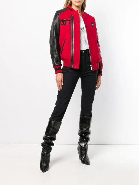 PHILIPP PLEIN PHILIPP PLEIN X PLAYBOY LOGO BOMBER JACKET