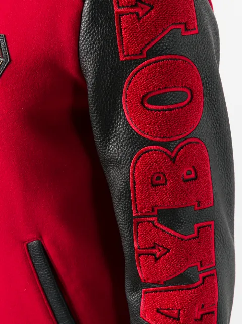 PHILIPP PLEIN PHILIPP PLEIN X PLAYBOY LOGO BOMBER JACKET