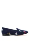 Bird&Co suede Borboletas slippers - Blue