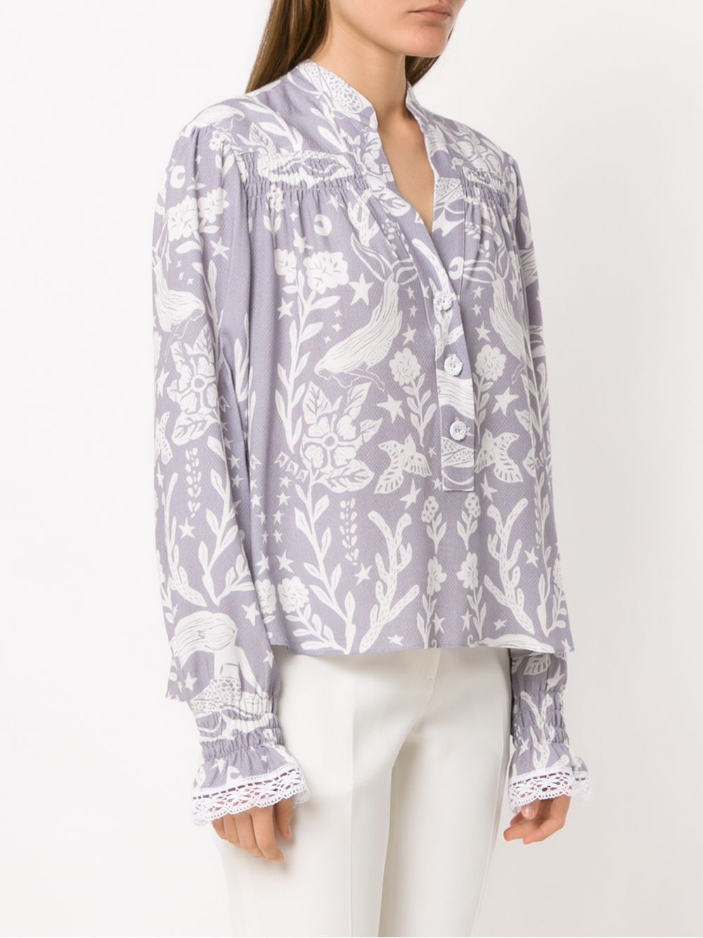 фото Martha Medeiros Paris printed shirt