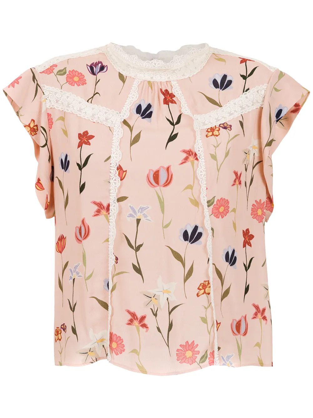 

Martha Medeiros Lorain printed top - Pink