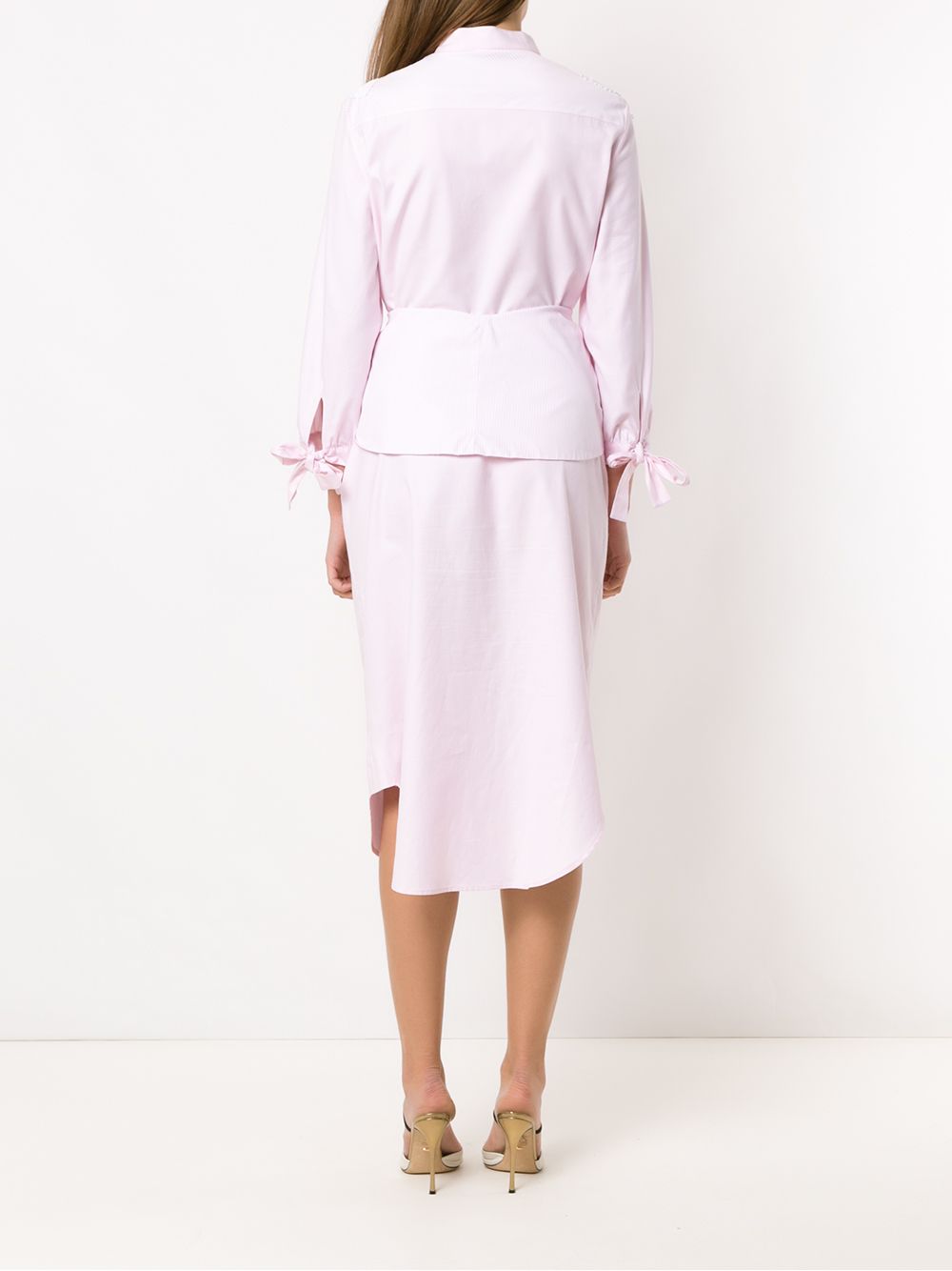 фото Martha Medeiros shirt dress with lace detail