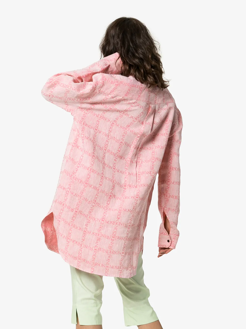 JW Anderson T-shirt met lange mouwen Roze