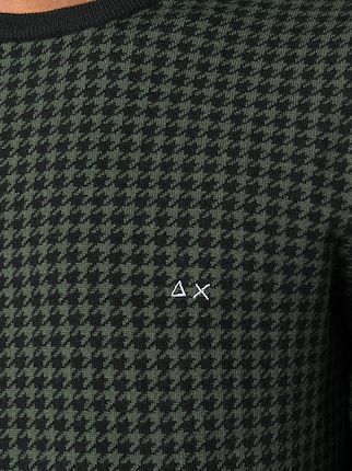 houndstooth pattern sweater展示图