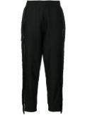 Philipp Plein fringed trim track pants - Black