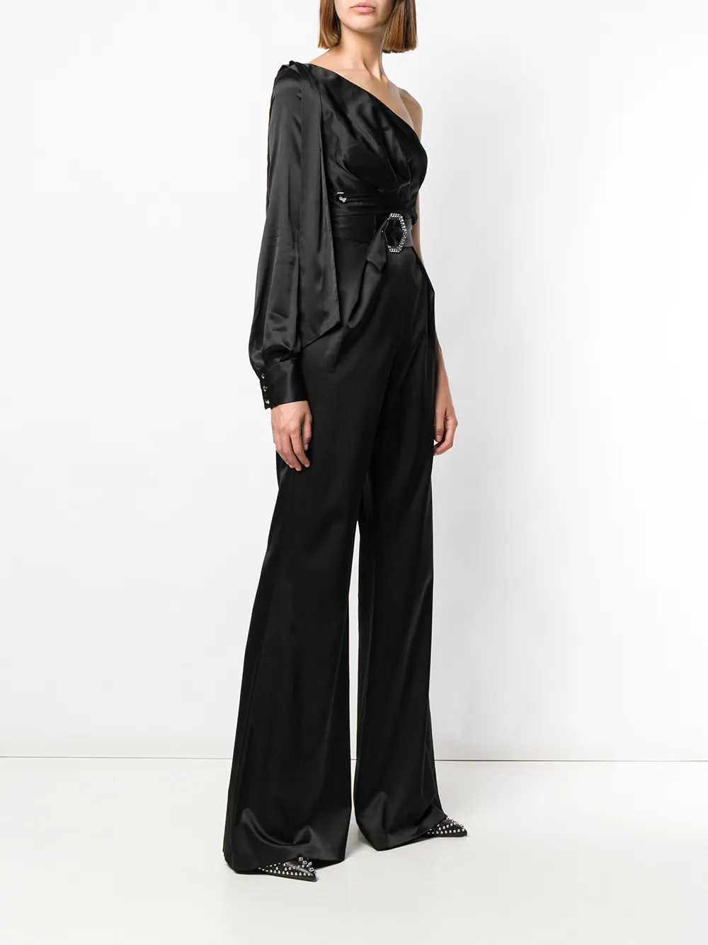  Philipp Plein Mono Con Hombro Descubierto - Negro 