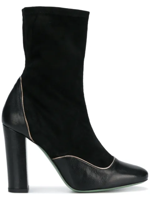 Paola D'Arcano sock-style ankle boots