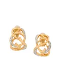 Susan Caplan Vintage 1990s Elizabeth Taylor clip-on earrings - Gold