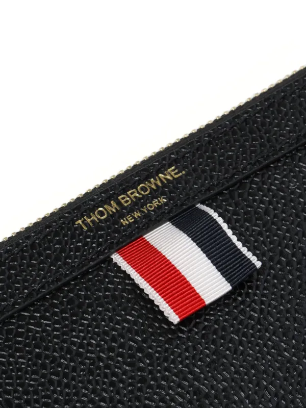 ★THOM BROWNE★タップポリオクラッチミニ Thom Browne Mini Gusset Clutch Bag | Black | FARFETCH