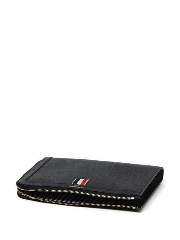 ★THOM BROWNE★タップポリオクラッチミニ Thom Browne Mini Gusset Clutch Bag | Black | FARFETCH