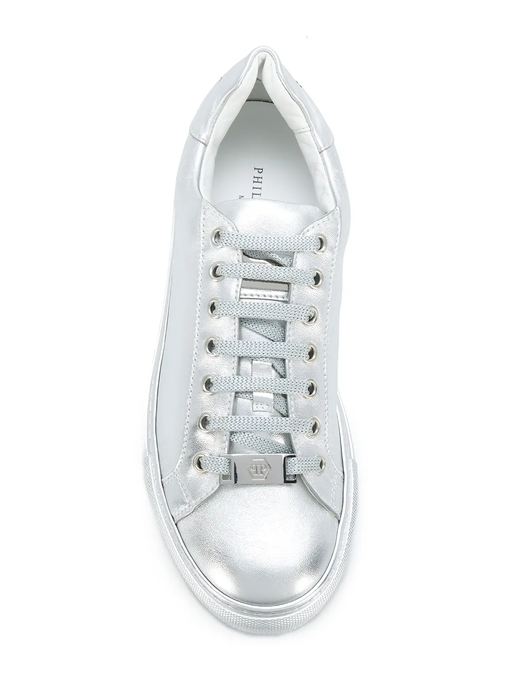 Philipp Plein kleurrijke sneakers Metallic