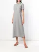 الصورة 2 من Thom Browne فستان بولو بخطوط في منتصف الظهر