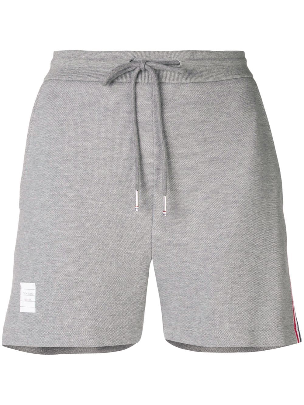 Image 1 of Thom Browne Rwb Stripe Piqué Shorts