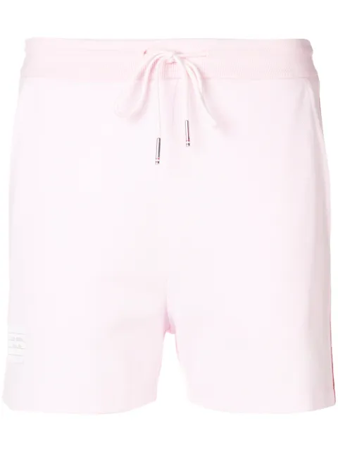Thom Browne Rwb Stripe Piqué Shorts
