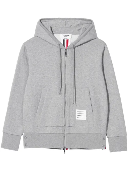 Sweat zippé à rayures contrastantes - Thom Browne - Modalova