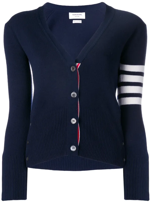 Thom browne hot sale blue cardigan