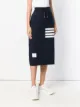 Thom Browne تنورة بدون بنس وبأربعة خطوط