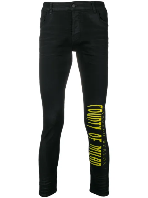 COUNTY OF MILAN Calça jeans skinny
