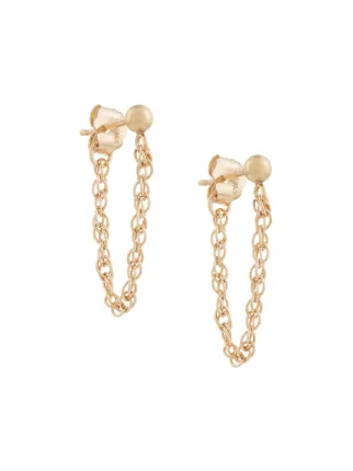 Pee Grand Rope Chain Earrings Farfetch Pee Grand Rope Chain Earrings