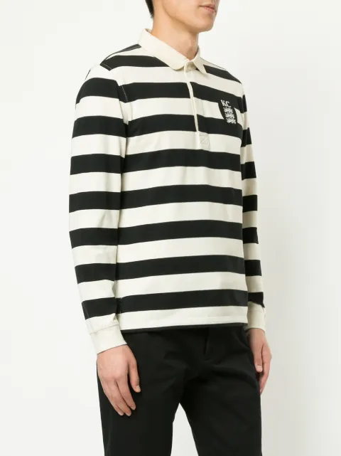 KENT & CURWEN LONG-SLEEVED LOGO POLO SHIRT