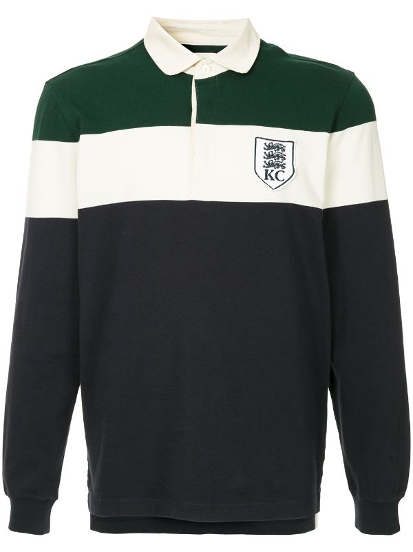 striped rugby polo