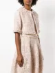 Talbot Runhof tweed cropped jacket