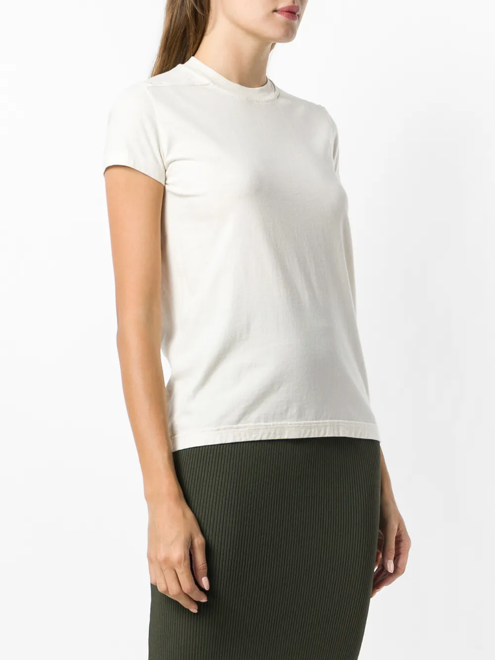 Rick Owens T-shirt met ronde hals Beige