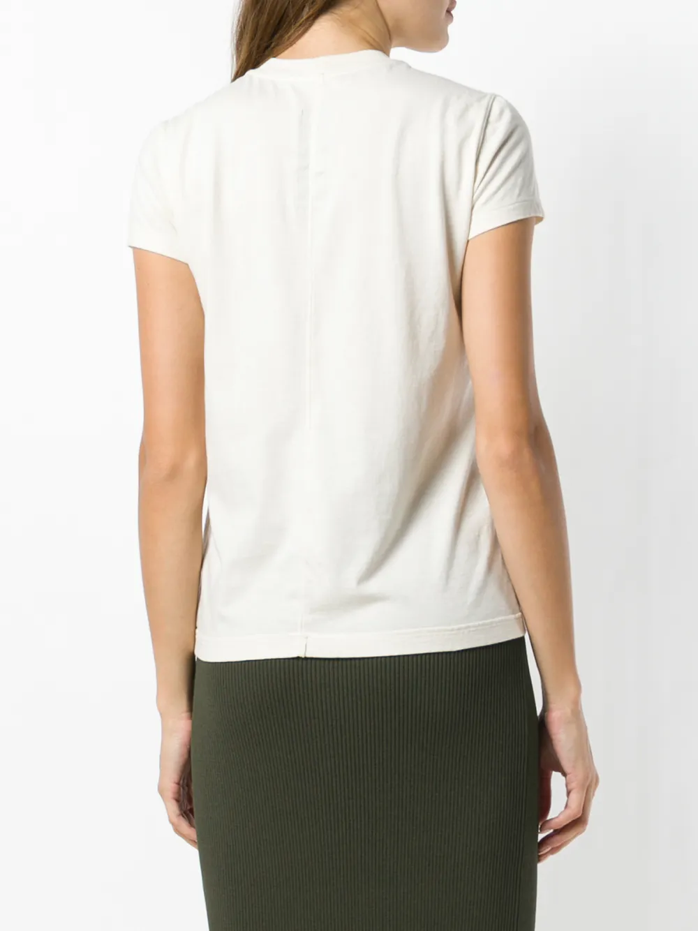 Rick Owens T-shirt met ronde hals Beige