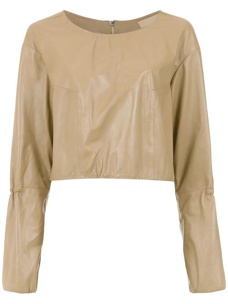 Clé leather top