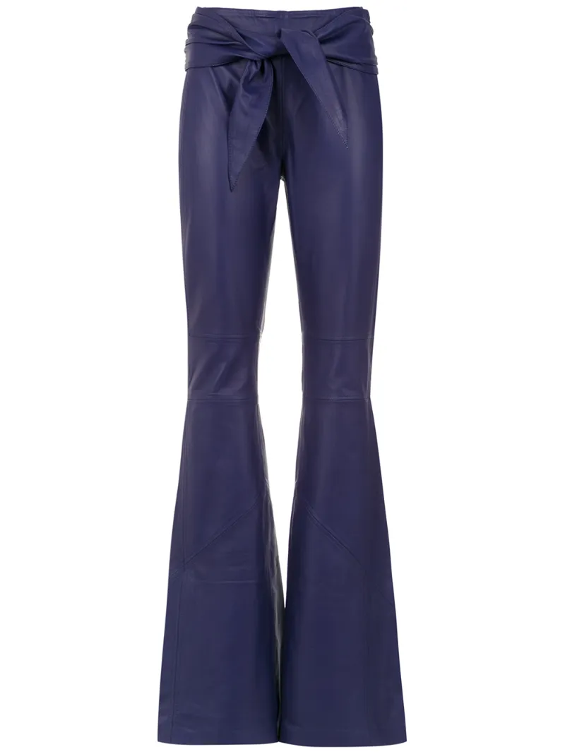 Clé leather trousers