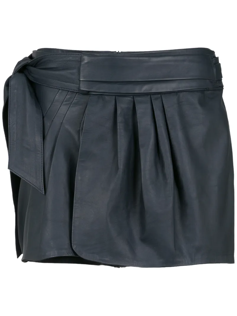 Clé leather skorts