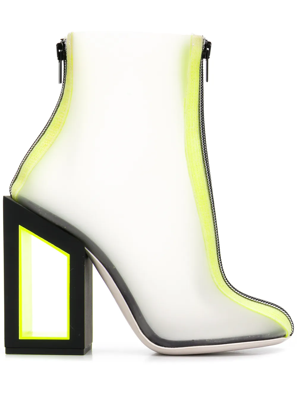 Nicholas Kirkwood Boots NICHOLAS KIRKWOOD VOID ANKLE BOOTS - WHITE