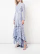Oscar de la Renta floral lace dress