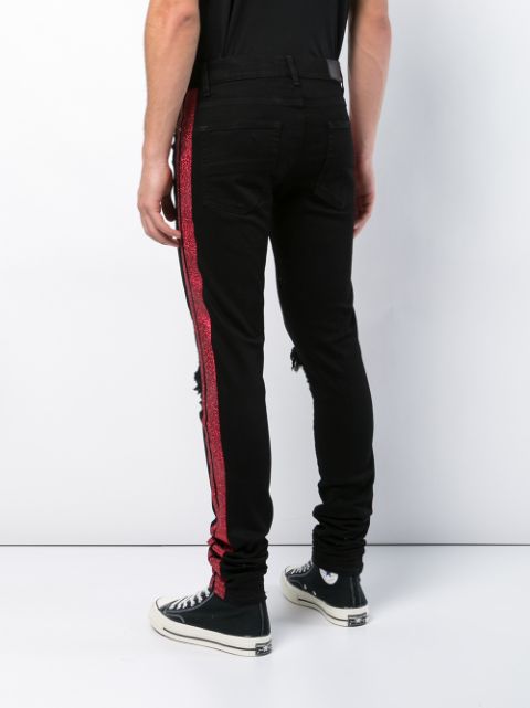 jeans with stripe on side men