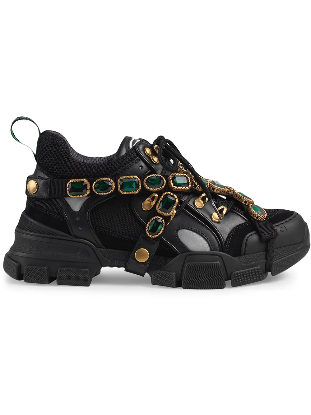 Flashtrek sneaker with removable cheap crystals gucci