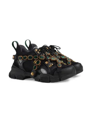 gucci flashtrek sneaker black