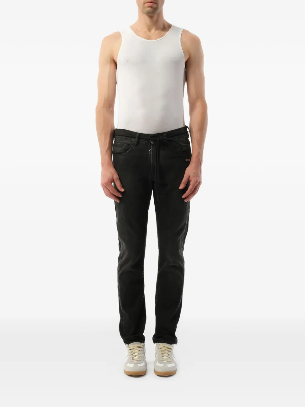 Off-white Vaqueros Rectos - Negro 