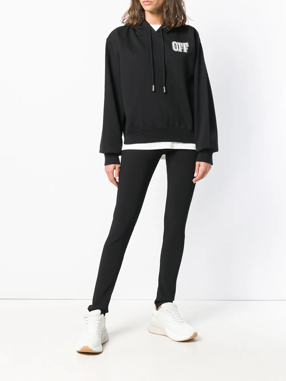 Off-White jersey trui Zwart