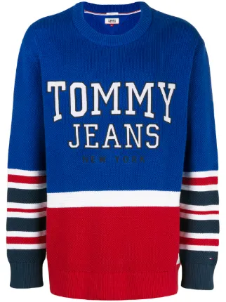Tommy Jeans Logo Printed Jumper - Farfetch