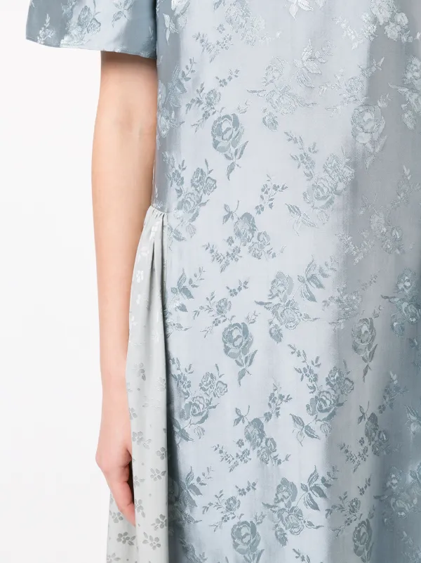 ester jacquard full midi dress