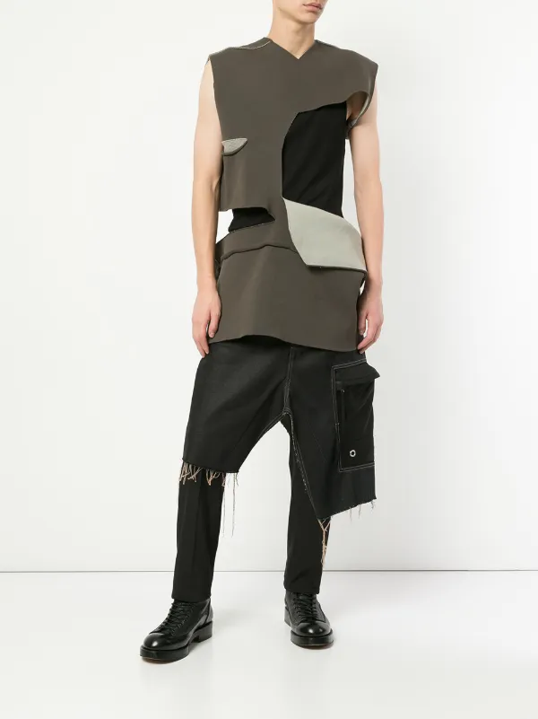 rick owens denim skirt