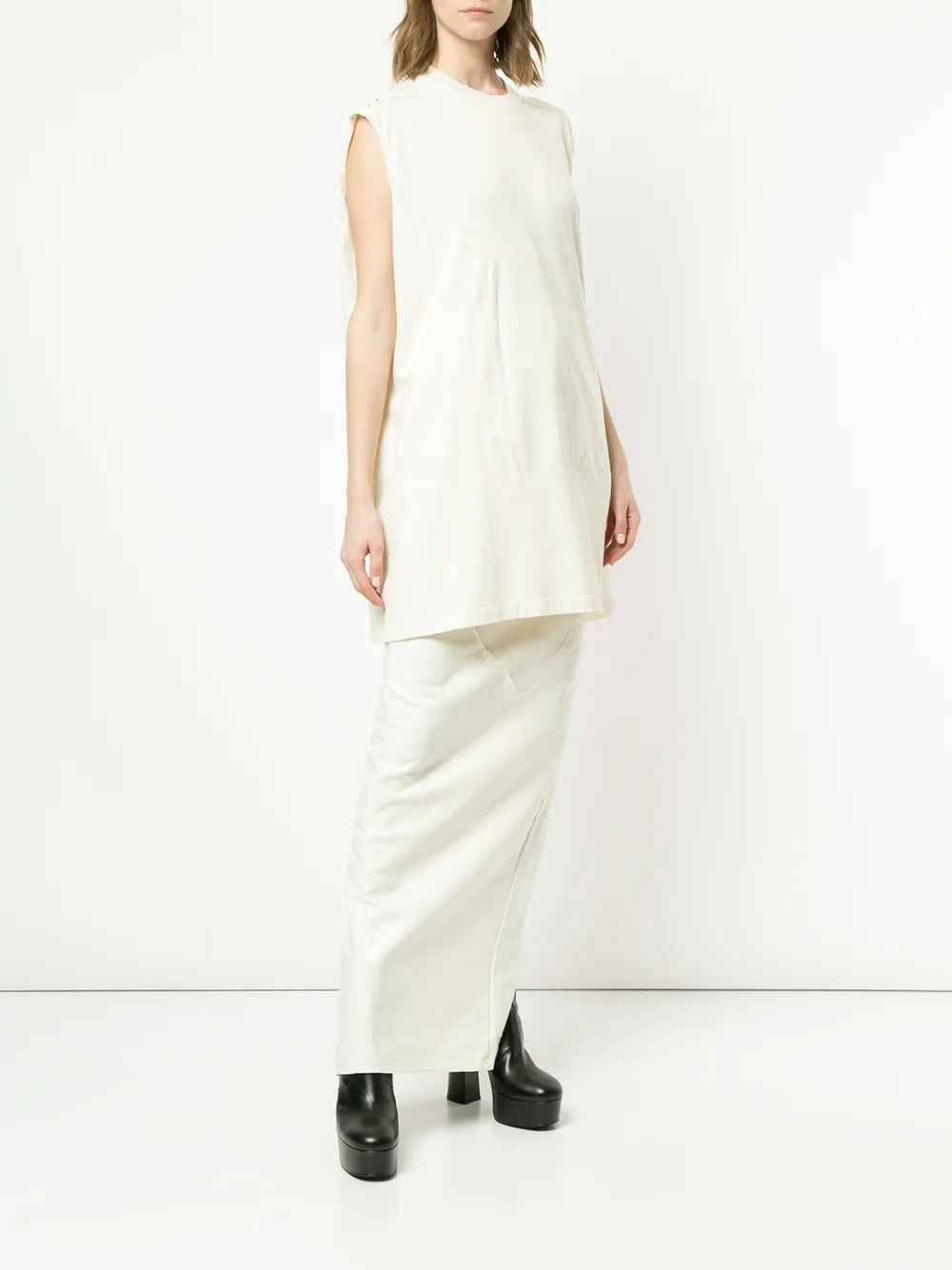  Rick Owens Enganliegender Maxirock   Nude 